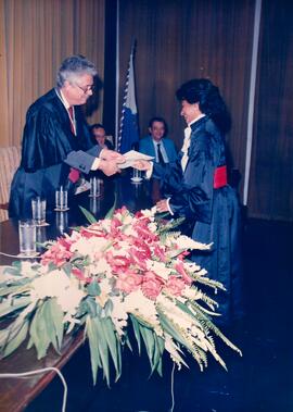 Fotografia da cerimônia de posse da Procuradora de Justiça Elisabeth Gomes Sampaio