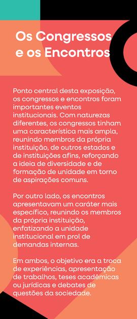 Painel "Os Congressos e os Encontros"