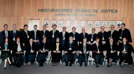 Fotografia institucional dos membros do Órgão Especial do Colégio de Procuradores de Justiça do M...