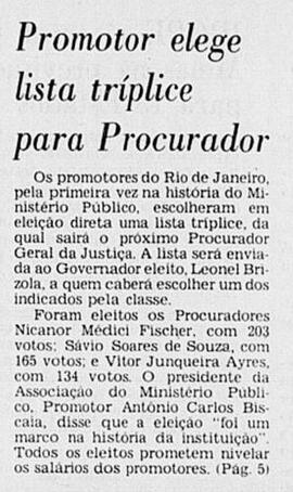 Recorte do "Jornal do Brasil" de 15.01.1983