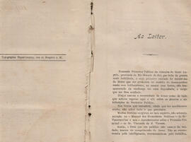 Livro do Promotor Público, 1880, "Ao leitor"