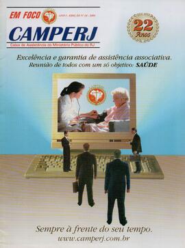Revista de informação, "Em Foco CAMPERJ", Ano I, 10ª Edição/2004