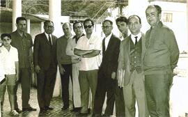 Fotografia dos presentes no almoço de confraternização da posse da diretoria da AMPF