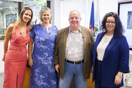 Fotografia de Márcio Klang, Patricia Mothé Glioche Béze, Carla Rodrigues Araujo de Castro e Isabe...