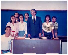 Fotografia do João Marcello de Araújo Júnior em sala de aula