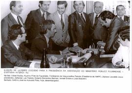 Fotografia da Eleição de Ulysses Leocádio para a presidência da Associação do Ministério Público ...