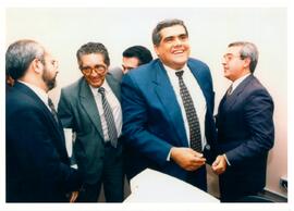 Fotografia dos presentes na inauguração do Centro de Informática Procurador de Justiça Carlos Ant...