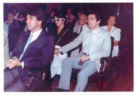 Fotografia dos presentes na missa de ação de graças realizada em celebração ao Dia Nacional do MP