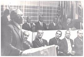 Fotografia de José Luiz Vicente de Azevedo Franceschini discursando no IV Congresso Fluminense do MP