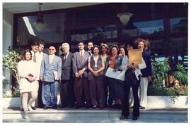 Fotografia de Hamilton Carvalhido durante visita aos integrantes do CRAAI Cabo Frio