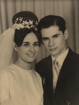 Fotografia de casamento de Evangelina Fontelas Rosado Spinelli com Laert Spinelli