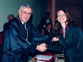 Fotografia da posse de Carolina Maria Gurgel Senra como Promotora de Justiça