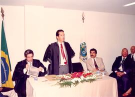 Fotografia de Antônio Carlos Silva Biscaia durante o segundo mandato como procurador-geral de jus...