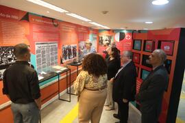 Fotografia dos membros do OECPJ do Ministério Público do Estado do Rio de Janeiro durante a visit...