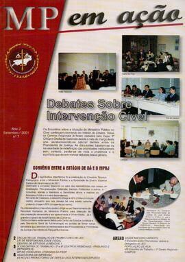 Revista de informação, "MP em Ação", Ano 2, n° 7, setembro/2001
