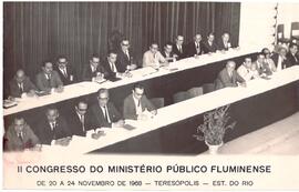 Fotografia da mesa diretora do II Congresso Fluminense do Ministério Público
