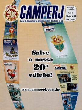Revista de informação, "Em Foco CAMPERJ", Ano II, 20ª Edição, março/2008