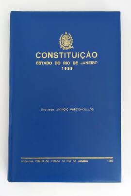 Encadernado da Constituição do Estado do Rio de Janeiro