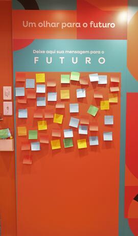 Fotografia do painel "Um olhar para o futuro"