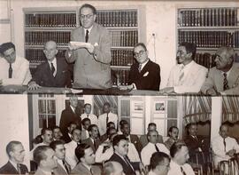 Fotografia do ex-Procurador-Geral de Justiça, Carlos Sussekind de Mendonça, discursando durante s...