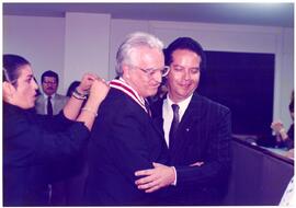 Fotografia da cerimônia de entrega do Colar do Mérito do MPRJ