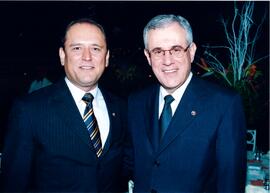 Fotografia do ex-Procurador-Geral de Justiça, Marfan Vieira Martins, e do ex-Presidente da Associ...