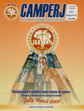 Revista de informação, "Em Foco CAMPERJ", Ano II, 22ª Edição, dezembro/2008