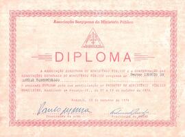 Diploma do Encontro do Ministério Público Brasileiro