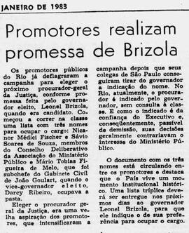 Recorte do Jornal "Tribuna da Imprensa" de 10.01.1983