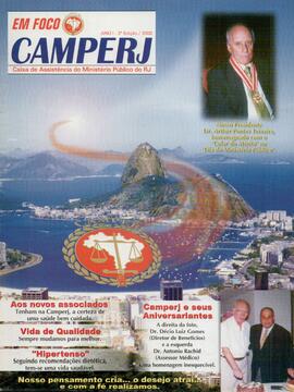 Revista de informação, "Em Foco CAMPERJ", Ano I, 3ª Edição/2002