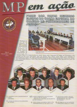 Revista de informação "MP em Ação", Ano 2, n° 9, novembro/2001