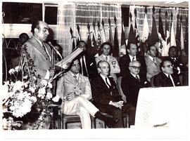 Fotografia de José Raimundo Ramagem Badaró discursando no V Congresso Fluminense do MP