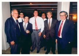 Fotografia dos presentes no jantar em comemoração ao Dia Nacional do MP