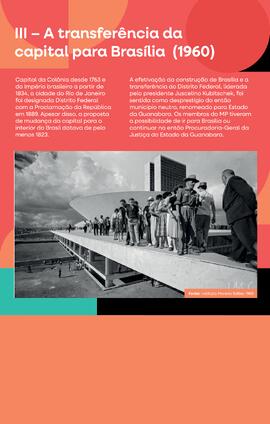 Painel "III - A transferência da capital para Brasília (1960)"